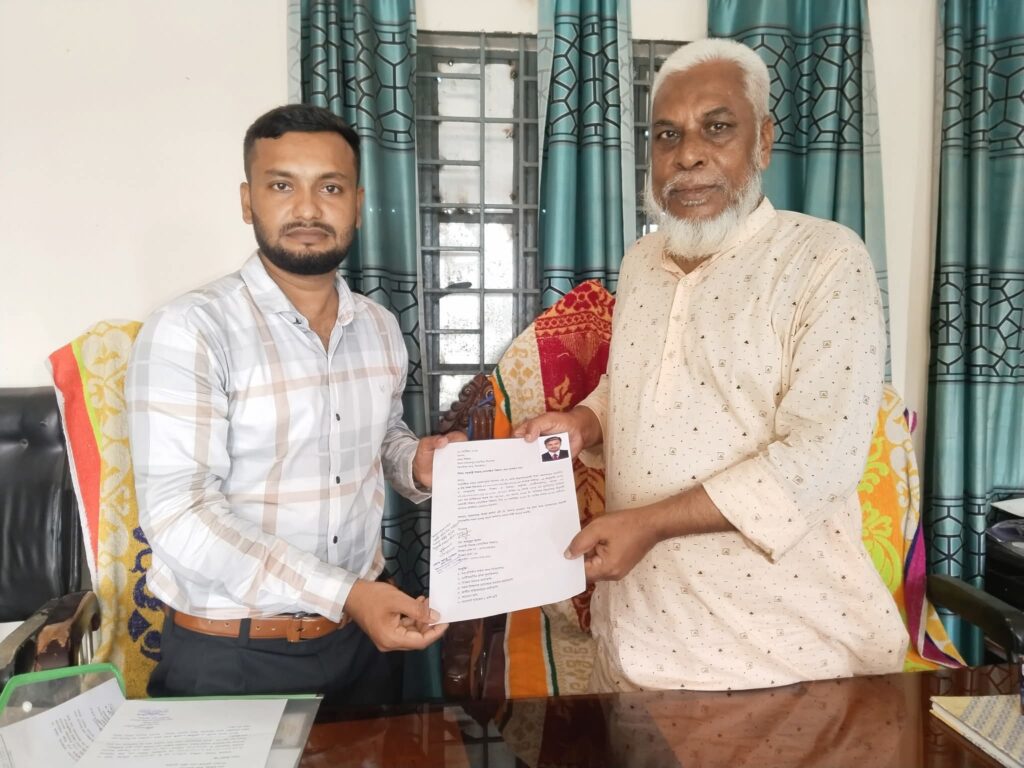 শিক্ষার মানোন্নয়নে নতুন শিক্ষক পেল উত্তর নারায়ণপুর মাধ্যমিক বিদ্যালয়