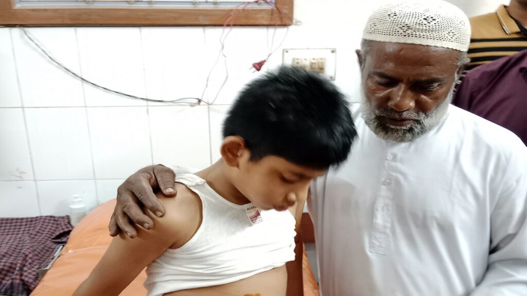 ঝিনাইদহে বোমা বিস্ফোরণে শিশু আহত