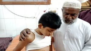 ঝিনাইদহে বোমা বিস্ফোরণে শিশু আহত