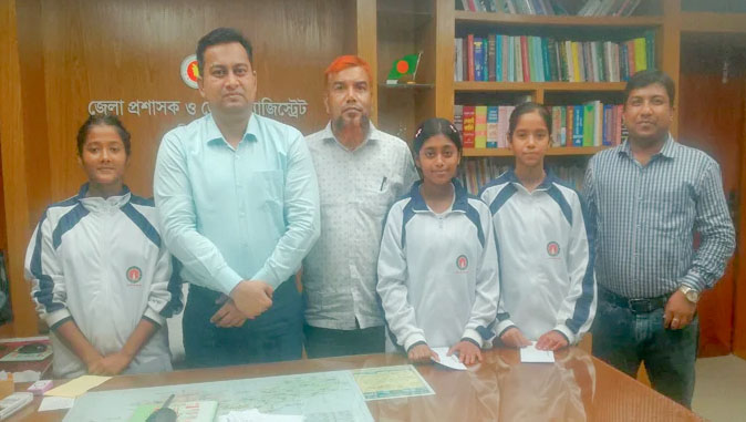 জাতীয় কাবাডিতে শৈলকুপার তিন কিশোরীর বাজিমাত, ‘ম্যান অব দ্য ম্যাচ’ জিনিয়া